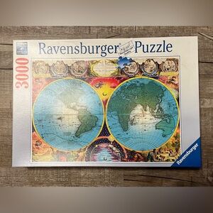 🧩 Ravensburger 3000 Piece World Map Puzzle – NEW Sealed Inside